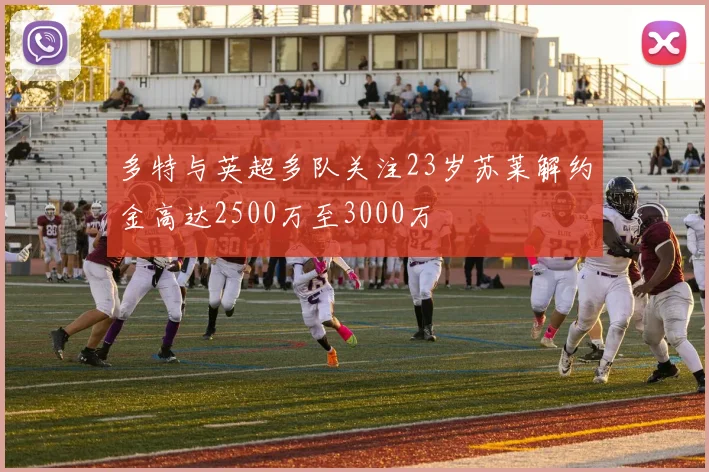 多特与英超多队关注23岁苏莱解约金高达2500万至3000万